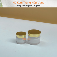 Hũ MP Kem Trắng Nắp Vàng 10gr - 30gr