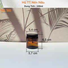 Cốc TT Nến Nâu 100ml