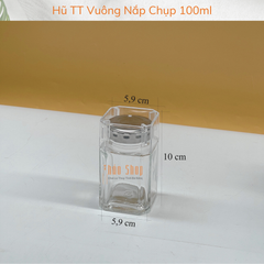 Hũ TT Vuông Nắp Chụp 100ml