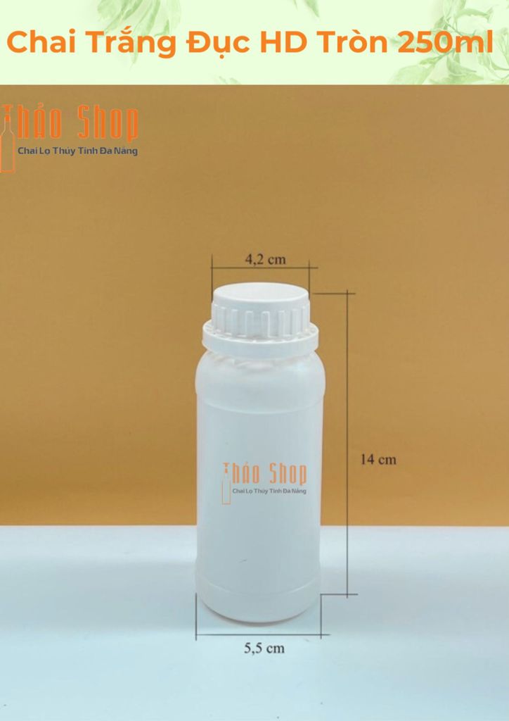 Chai Trắng Đục HD 250ml