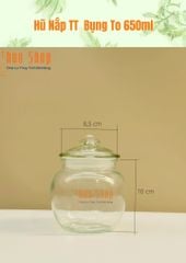 Hũ Nắp TT Bụng To 650ml