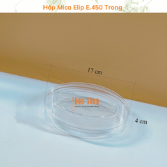 Hộp Mica Elip E.450 Trong