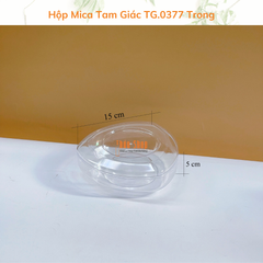 Hộp Mica Tam Giác TG.0377 Trong