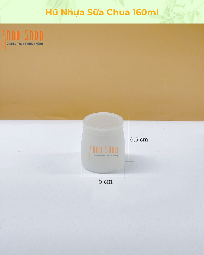 Hũ Nhựa Sữa Chua 160ml