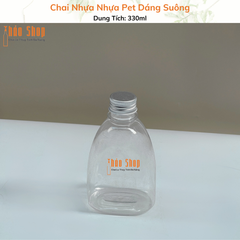 Chai Nhựa Pet Dáng Suông 330ml