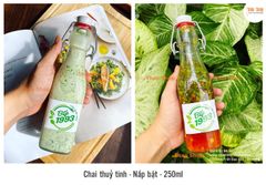 Chai TT Vuông 250ml - Nắp Bật