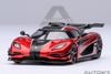 XE MÔ HÌNH KOENIGSEGG ONE : 1 APPLE RED/CARBON,TỶ LỆ 1/64 AUTOART