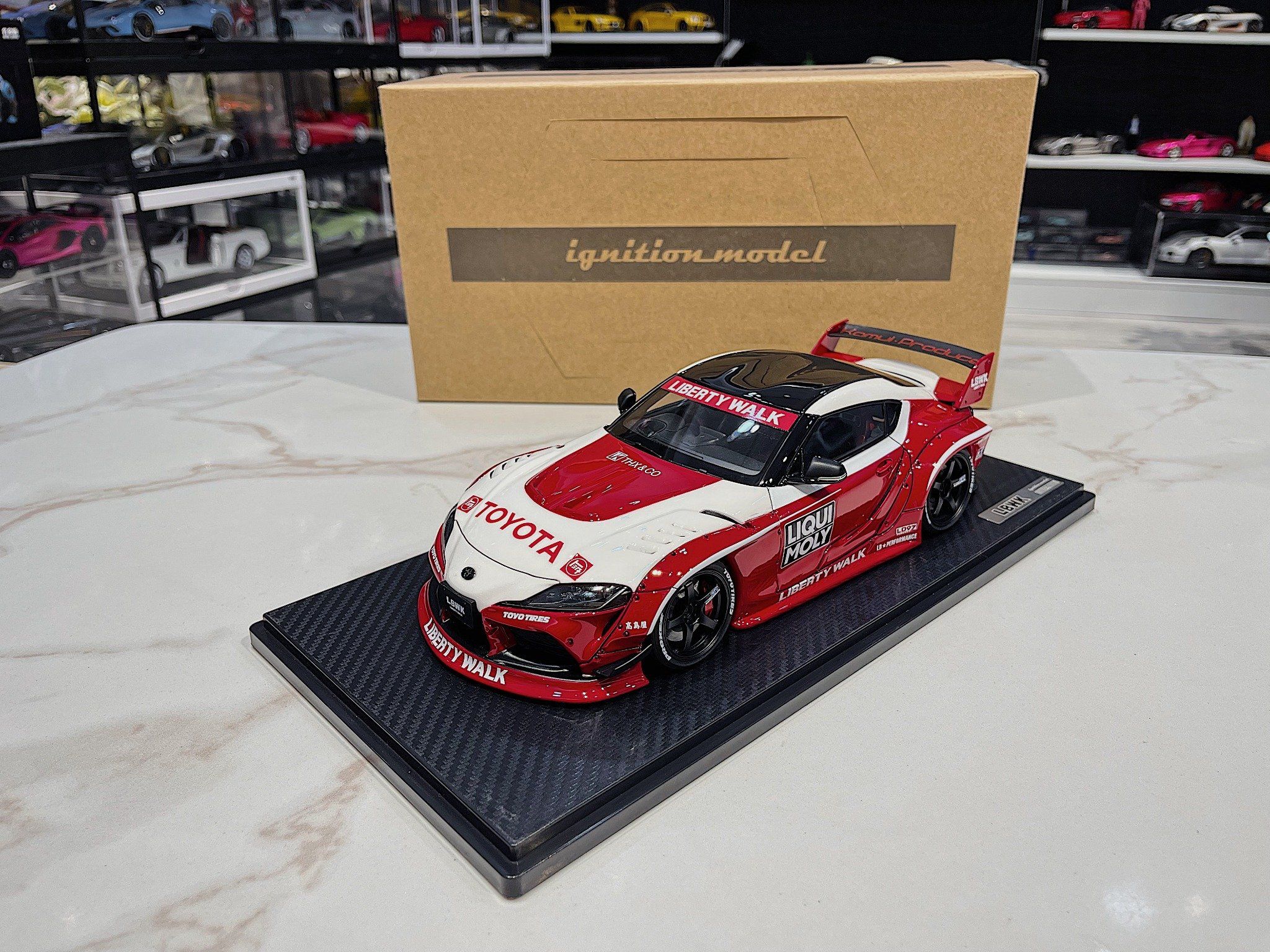 Xe mô hình Toyota Supra LBW LIQUI MOLY