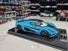 XE MÔ HÌNH KOENIGSEGG REGERA BLUE,TỶ LỆ 1/18 FRONTIART