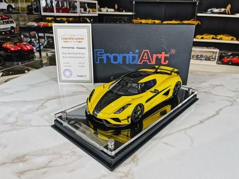  Xe mô hình Koeniggsegg Regera Loke Yellow,tỷ lệ 1/18 FrontiArt 