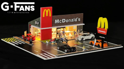  SA BÀN DIORAMA MCDONALD'S BUILDING,TỶ LỆ 1/64 