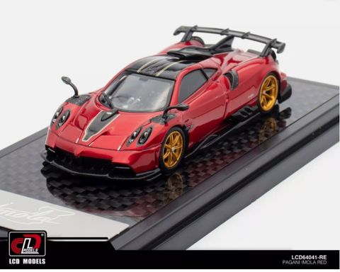  XE MÔ HÌNH PAGANI IMOLA,TỶ LỆ 1/64 LCD 