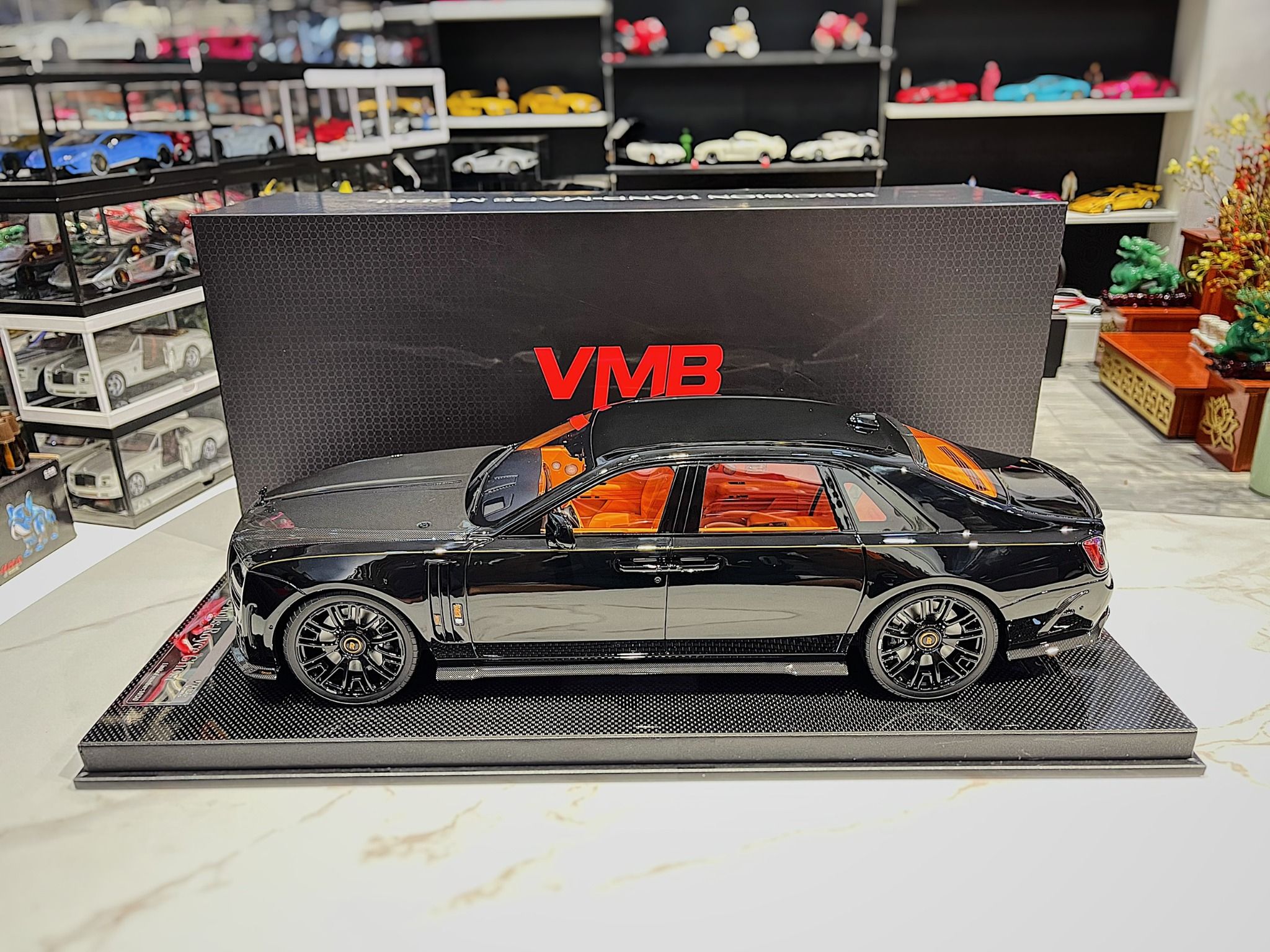 Mô hình rolls royce 164 diecast tặng hộp mica mới  108626332