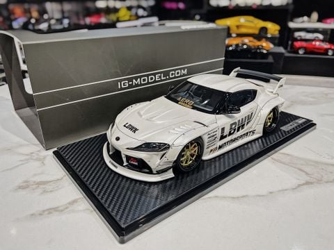  XE MÔ HÌNH TOYOTA SUPRA LBW WHITE 