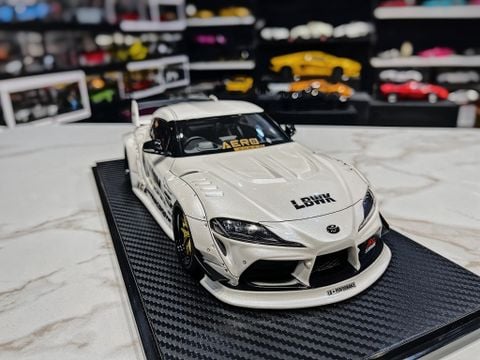  XE MÔ HÌNH TOYOTA SUPRA LBW WHITE 