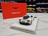 XE MÔ HÌNH FERRARI F8 TRIBUTO WHITE,TỶ LỆ 1/43