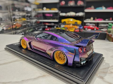 Xe mô hình Nissan GTR độ Liberty Walk 132  Blue Mô Hình