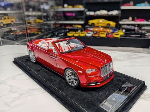  XE MÔ HÌNH ROLLS ROYCE DAWN FLAME RED 