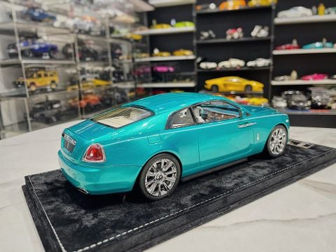  XE MÔ HÌNH ROLLS ROYCE WRAITH TURQUOISE,TỶ LỆ 1/18 HH 