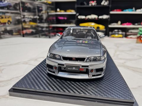  XE MÔ HÌNH NISSAN R33 NISMO,TỶ LỆ 1/18 IGNITION 