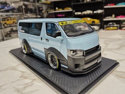  XE MÔ HÌNH TOYOTA HIACET・S・D WORKS BLUE,TỶ LỆ 1/18 IGNITION 