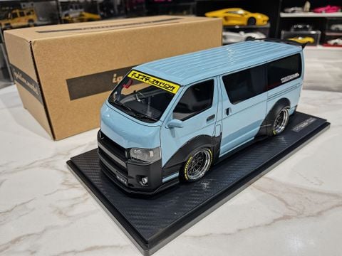  XE MÔ HÌNH TOYOTA HIACET・S・D WORKS BLUE,TỶ LỆ 1/18 IGNITION 