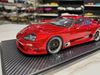 XE MÔ HÌNH TOYOTA SUPRA GT300 TOP SECRET RED,TỶ LỆ 1/18 IGNITION