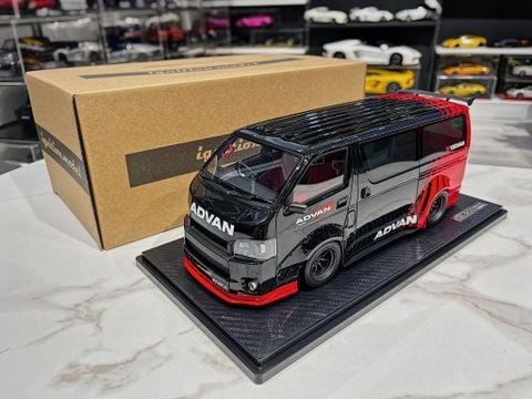  XE MÔ HÌNH TOYOTA HIACET・S・D WORKS ADVAN,TỶ LỆ 1/18 IGNITION 