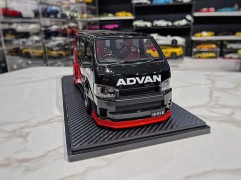  XE MÔ HÌNH TOYOTA HIACET・S・D WORKS ADVAN,TỶ LỆ 1/18 IGNITION 