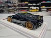 XE MÔ HÌNH FERRARI 488 PISTA NOVITEC BLACK,TỶ LỆ 1/18 IVY MODEL