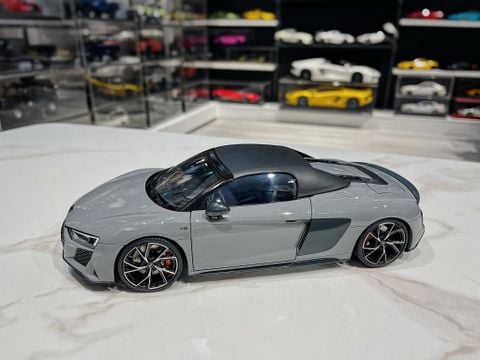  XE MÔ HÌNH AUDI R8 2021 GREY,TỶ LỆ 1/18 KENGFAI 