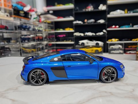  XE MÔ HÌNH AUDI R8 2021 BLUE,TỶ LỆ 1/18 KENGFAI 