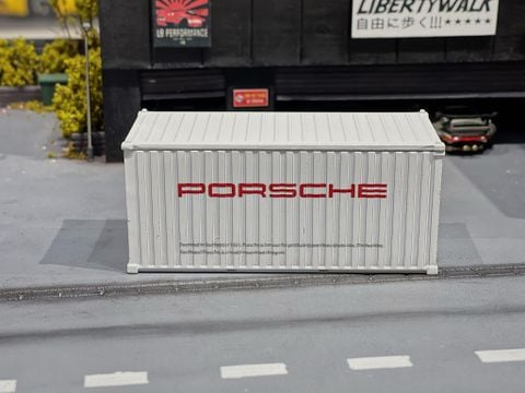  MÔ HÌNH CONTAINER 20 FEET PORSCHE,TỶ LỆ 1/64 