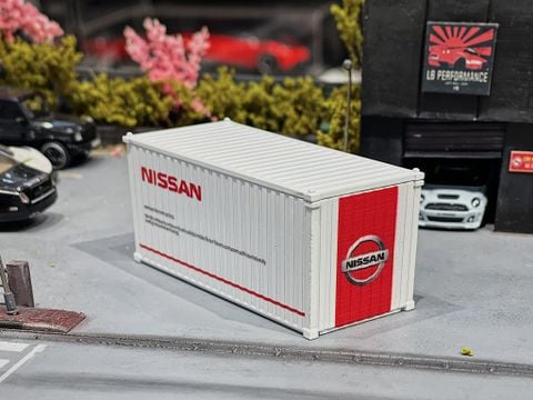  MÔ HÌNH CONTAINER 20 FEET NISSAN,TỶ LỆ 1/64 