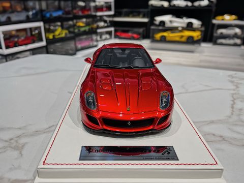  XE MÔ HÌNH FERRARI 599 GTO NOVITEC RED,TỶ LỆ 1/18 RUNNER 