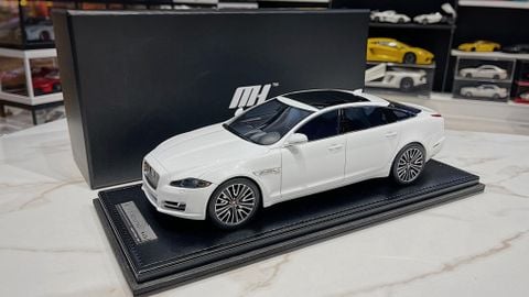  XE MÔ HÌNH JAGUAR XJL WHITE,TỶ LỆ 1/18 MOTORHELIX 