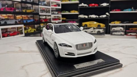  XE MÔ HÌNH JAGUAR XJL WHITE,TỶ LỆ 1/18 MOTORHELIX 