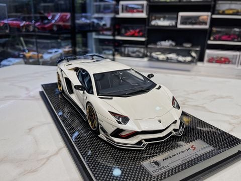  XE MÔ HÌNH LAMBORGHINI AVENTADOR S ROWEN,TỶ LỆ 1/18 YM MODEL 