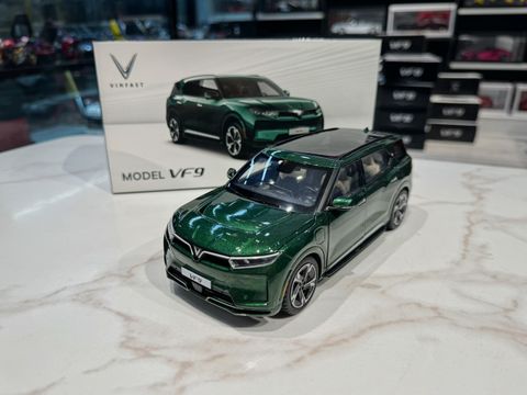  XE MÔ HÌNH VINFAST VF9 XANH LÁ,TỶ LỆ 1/24 VINFAST 