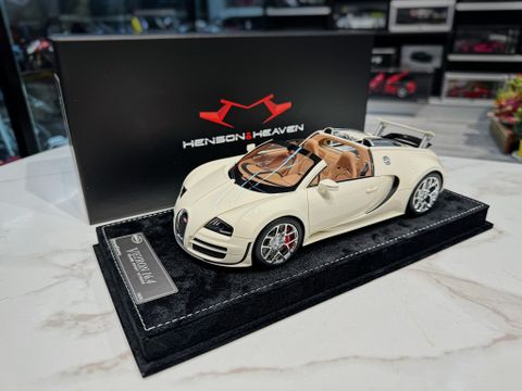  XE MÔ HÌNH BUGATTI VEYRON,TỶ LỆ 1/18 HENSON & HEAVEN 