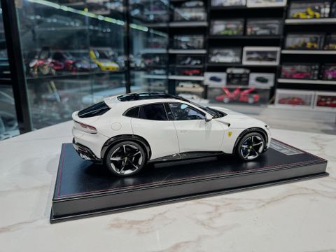  XE MÔ HÌNH FERRARI PUROSANGUE WHITE,TỶ LỆ 1/18 AT MODEL 