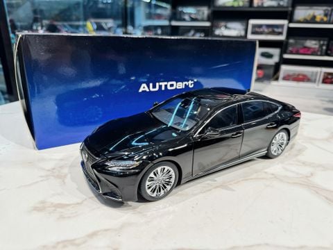  XE MÔ HÌNH LEXUS LS500H BLACK,TỶ LỆ 1/18 AUTOART 