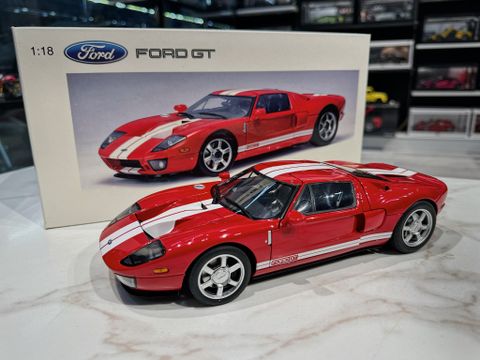  XE MÔ HÌNH FORD GT RED,TỶ LỆ 1/18 AUTOART 