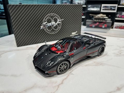  XE MÔ HÌNH PAGANI ZONDA F CARBON FIBER,TỶ LỆ 1/18 ALMOST REAL 