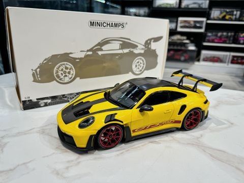  XE MÔ HÌNH PORSCHE 911 GT3 RS 2024,TỶ LỆ 1/18 MINICHAMPS 