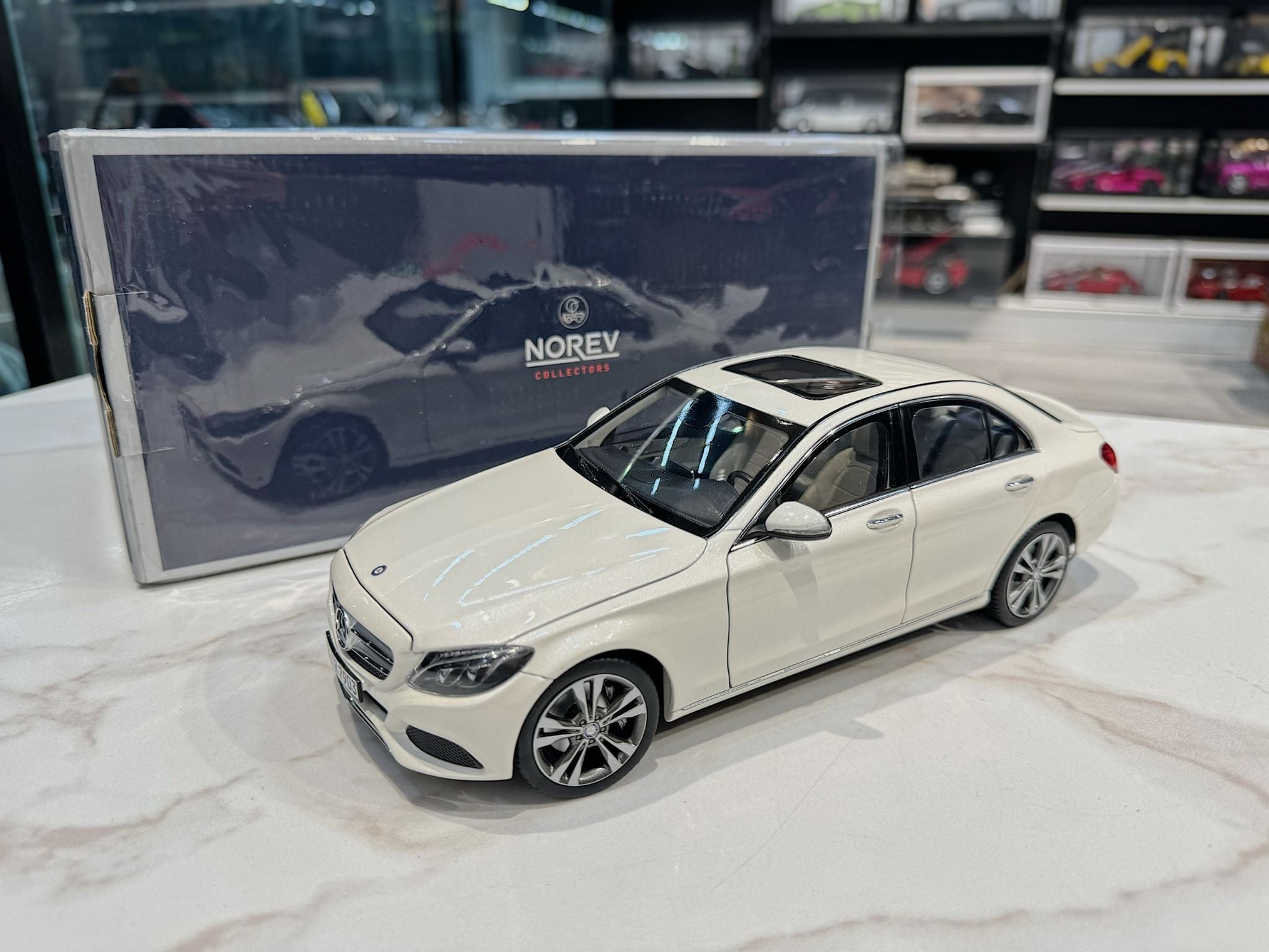 XE MÔ HÌNH MERCEDES BENZ C250,TỶ LỆ 1/18 NOREV
