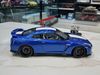 XE MÔ HÌNH NISSAN GT-R R35 50TH ANNIVERSARY BLUE,TỶ LỆ 1/18 MOTORHELIX