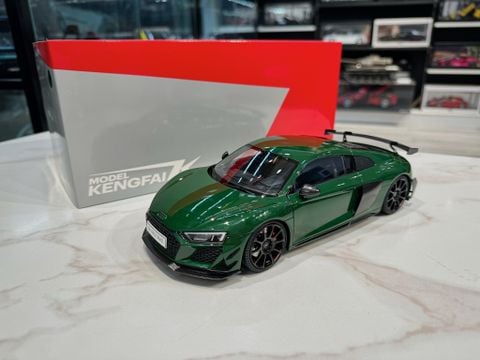  XE MÔ HÌNH AUDI R8 GT RWD GREEN,TỶ LỆ 1/18 KENGFAI 
