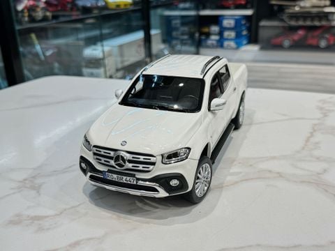  XE MÔ HÌNH MERCEDES BENZ X-CLASS WHITE,TỶ LỆ 1/18 NOREV 