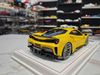 XE MÔ HÌNH FERRARI 488 PISTA NOVITEC YELLOW,TỶ LỆ 1/18 IVY MODEL